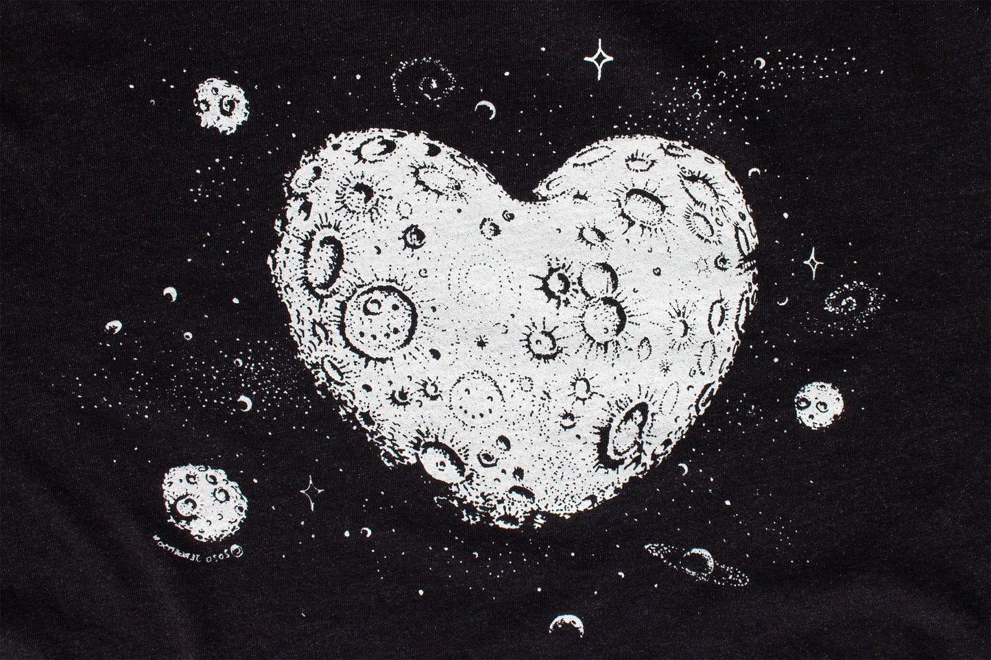 Heart Tee Back up close