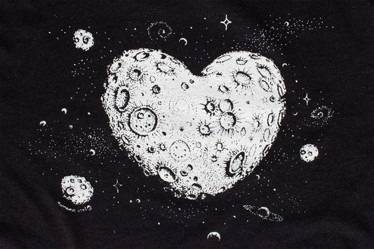 Heart Tee Back up close